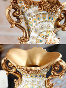Ljojo™ Resin Vase Dried Flower Arrangement Plate Home Decor