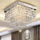Ljojo Mini Crystal Ball Chandelier for Dining Kitchen Bar Hallway LED Luster