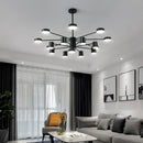 Ljojo LED Chandelier Light Modern Nordic Pendant Lamp for Living Dining Room Bedroom Black