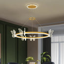 Ljojo Luxury Crystal Chandelier: Modern Nordic LED Lighting Set for Living Room, Restaurant & Bedroom