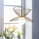 Ljojo Luxury Metal Pendant Ceiling Lamp Adjustable LED Suspension Hanging lamp
