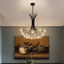 Crystal Dandelion Chandelier Pendant Lamp for Living Room - Modern LED Home Decor by Ljojo