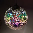 Colorful 3D Glass Pendant Lights by Ljojo: Modern Kitchen Hanging Lamps
