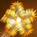 Ljojo LED Coconut Tree Chandelier - Tropical Bohemian Style Lighting