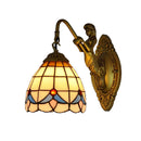 6" Tiffany Style Mermaid Wall Lamp Glass LED Art Lighting for Bedroom Living Room by Ljojo