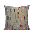Ljojo Merry Christmas Decor Pillow Cover Set 45x45cm Linen Noel Cushion Cases