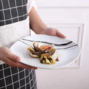Ljojo 30/60-Piece Porcelain Ceramic Dinner Set with Cups Saucers Plates - Elegant Collection
