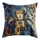 Buddha Pattern Throw Pillow Cover by Ljojo for Home, Car, Sofa Décor