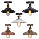 Iron Industrial Flush Mount Ceiling Light by Ljojo for Home Decor