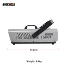 Ljojo™ RGB Fog Machine 1500W with Wired Remote Control for Halloween, Wedding, Club