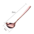 Ljojo Long Handle Soup Spoon - Stainless Steel Cutlery Dinnerware