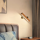 LED Solid Wood Wall Lamp Modern Bedroom Lighting Ljojo Whirling Study Lamps