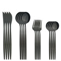 Ljojo Mint Green Stainless Steel Cutlery Set - 16pcs for Kitchen Tableware