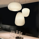 Ljojo Milky White Glass Lamp: Foscarini Rituals Pendant for Home Decor