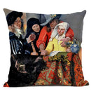 Art Oil Painting Pearl Girl Cushion Cover 45*45cm Ljojo Home Decor Art Accessories