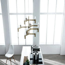 Ljojo Luxury Villa Chandelier Gold Silver Pendant Lighting