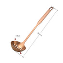 Ljojo 304 Stainless Steel Soup Spoon Colander Kitchen Utensil