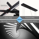 Ljojo LED Chandelier: Modern Art Pendant Lamps for Living Room, Dining Room, Office & Bar