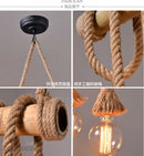 Bamboo Pendant Lights by Ljojo - Unique Loft Lighting for Kitchen and Bar Decor