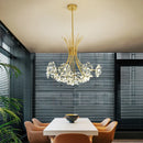 Crystal Dandelion Chandelier Pendant Lamp for Living Room - Modern LED Home Decor by Ljojo
