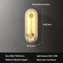 Ljojo Marble & Copper Wall Light for Living Room & Bedroom