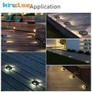 Ljojo 3W LED Underground Lamp for Outdoor Garden Path Landscape Yard Lighting