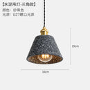 Ljojo Loft Industrial Edison Pendant Lights - Modern Nordic Cement LED Fixture