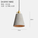 Ljojo Loft Industrial Edison Pendant Lights - Modern Nordic Cement LED Fixture