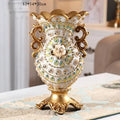 Ljojo™ Resin Vase Dried Flower Arrangement Plate Home Decor