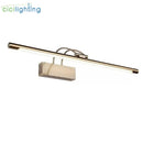 Ljojo LED Vanity Mirror Lights - Modern Nickel Bronze Bathroom Decoration
