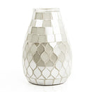 Ljojo™ Glass Mosaic Vase for Hydroponic Green Dill Small Flower Arrangement