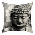 Buddha Pattern Throw Pillow Cover by Ljojo for Home, Car, Sofa Décor
