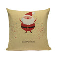 Christmas Santa Deer Pattern Cushion Cover for Festive Home Decor - Ljojo