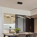 Ljojo Modern Aluminum Pendant Chandelier for Office and Dining Room