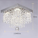 Ljojo Mini Crystal Ball Chandelier for Dining Kitchen Bar Hallway LED Luster