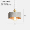 Ljojo Loft Industrial Edison Pendant Lights - Modern Nordic Cement LED Fixture