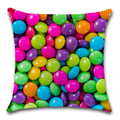 Ljojo Lollipop Candy Printed Cushion Cover 45X45CM for Chair Sofa Decoration