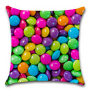 Ljojo Lollipop Candy Printed Cushion Cover 45X45CM for Chair Sofa Decoration
