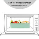 Ljojo 3-Layer Wheat Straw Bento Box - Healthy Microwave Food Storage Container