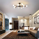 Ljojo Metal Art Industrial Living Room Ceiling Chandelier