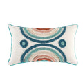Floral Rainbow Cushion Cover by Ljojo - 45x45cm/30x50cm Loop Tufting Home Décor