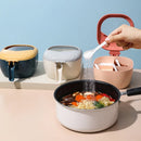 Ljojo 4-in-1 Spice Jar Organizer with Transparent Cover and Spoon