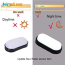 Ljojo LED Wall Lamps: Waterproof Round/Oval Outdoor Ceiling Light for Garden and Bathroom