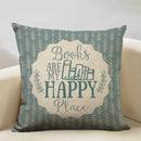 Ljojo Life Beautiful Words Linen Cushion Cover 45x45cm Luxe Bedroom Decor