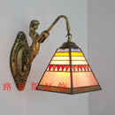 6" Tiffany Style Mermaid Wall Lamp Glass LED Art Lighting for Bedroom Living Room by Ljojo