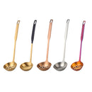 Ljojo 304 Stainless Steel Soup Spoon Colander Kitchen Utensil