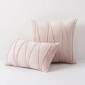 Blue Velvet Cushion Cover Set 18x18" - Ljojo Decorative Pillows for Living Room