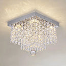 Ljojo Mini Crystal Ball Chandelier for Dining Kitchen Bar Hallway LED Luster