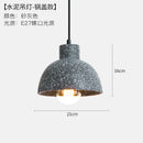 Ljojo Loft Industrial Edison Pendant Lights - Modern Nordic Cement LED Fixture