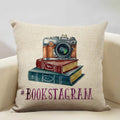 Ljojo Life Beautiful Words Linen Cushion Cover 45x45cm Luxe Bedroom Decor